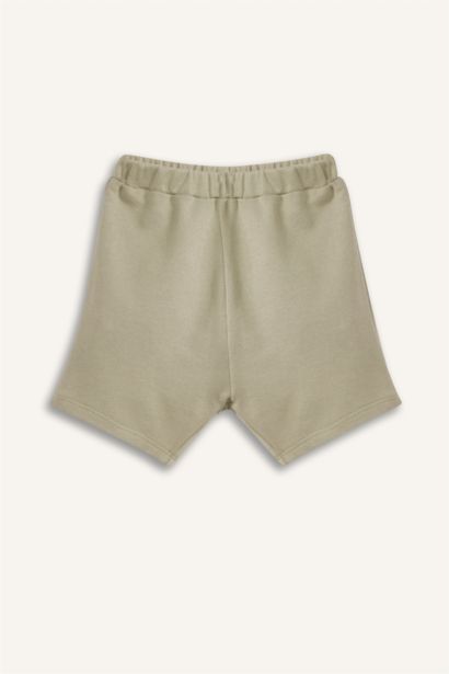 2'li Takım Kısa Kollu Baskılı Tişört Beli Lastikli Şort Erkek Bebek