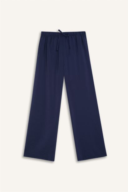 Fall in Love Regular Fit Flexible Waist Beach Trousers