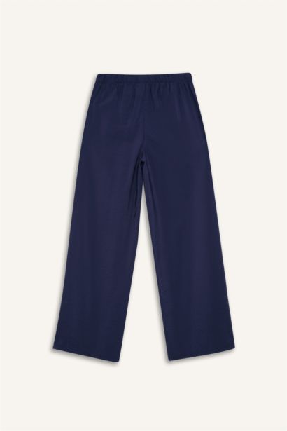 Fall in Love Regular Fit Flexible Waist Beach Trousers