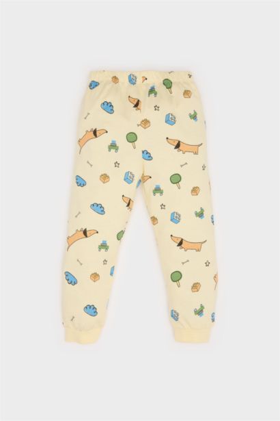 Baby Boy Patterned Top Bottom 2 Piece Pajama Set