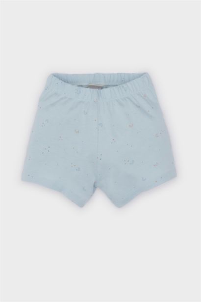 Baby Boy Printed Cotton Top Shorts 2 Piece Pajama Set