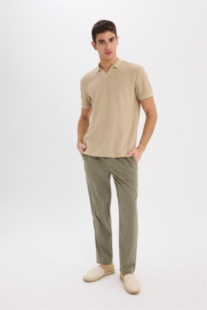 Regular Fit Polo Yaka Kısa Kollu Tişört