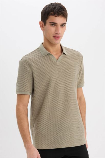 Regular Fit Short Sleeve Polo T-Shirt