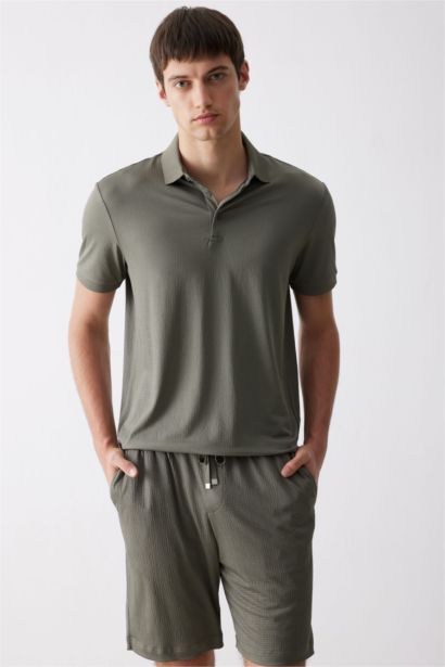 تيشيرت بولو نص ردن كرنكيل سليم فيت