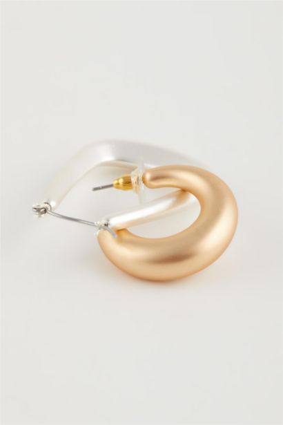 Женские матовые серьги набор из 2 шт