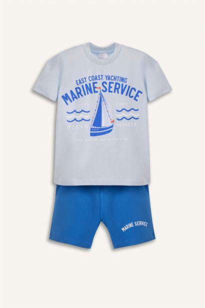 Ensemble T-shirt imprimé et Short pour bébé garçon