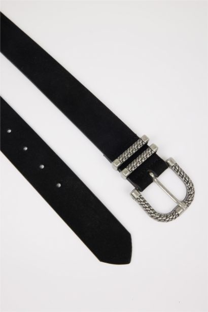 Kadın Suni Deri Jean Kemeri