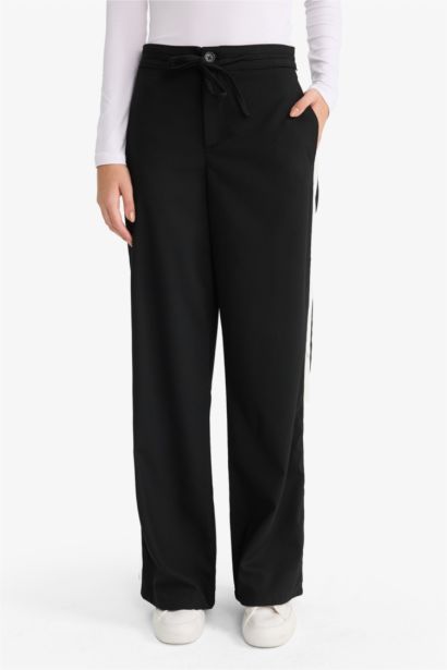 Pantalon à Jambes larges Taille normale avec Poches