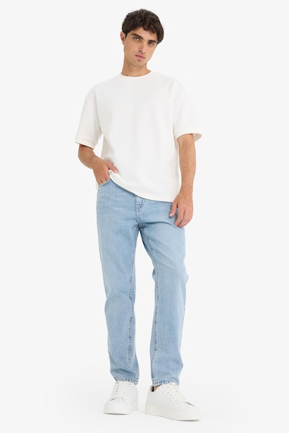 90's Slim Fit Skinny Leg Washed Jeans
