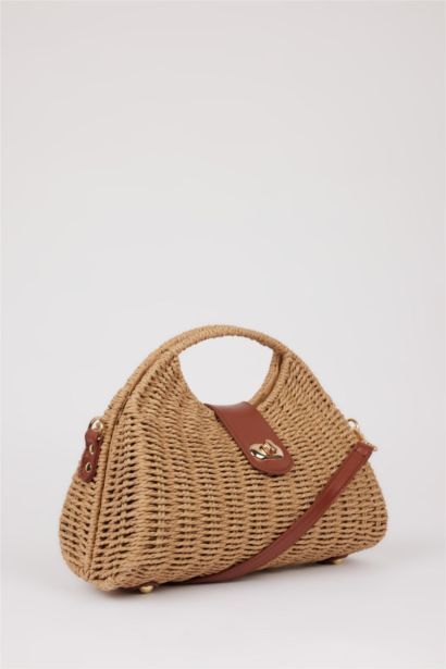 Kadın Hasır Omuz Çantası