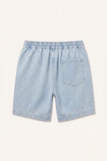 Relaxed Fit Jean Bermuda Şort