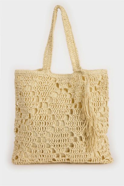 Woman Straw Shoulder Bag