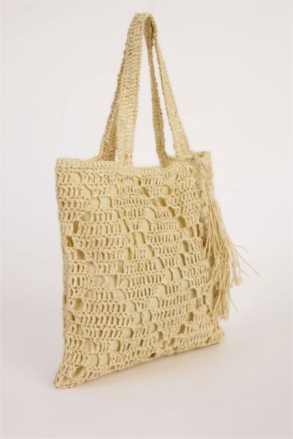 Woman Straw Shoulder Bag
