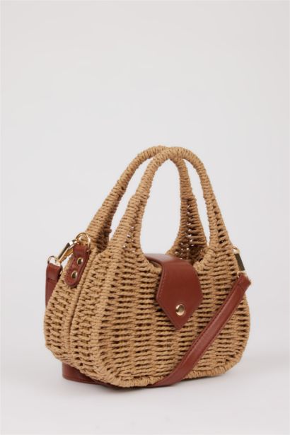 Kadın Hasır Omuz Çantası