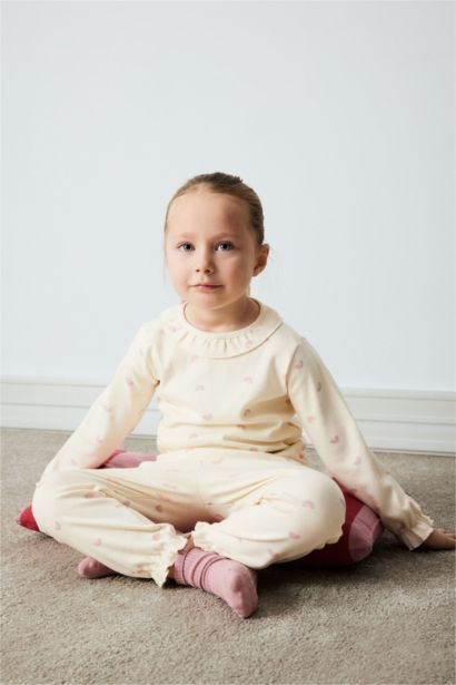 Ensemble Pyjama avec motif arc-en-ciel pour fille