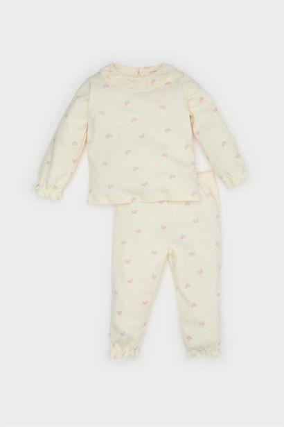 Ensemble Pyjama avec motif arc-en-ciel pour fille