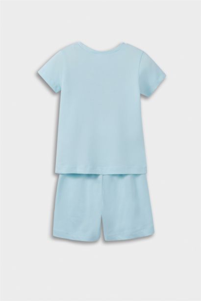 سيت بجامة بيبي بناتي بدبعة أنيمة - قطعتين