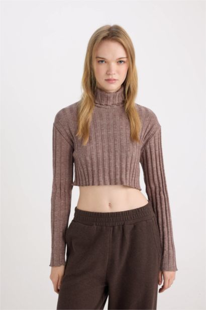 Crop Top Camisole Long Sleeve T-Shirt