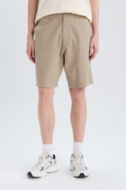 Regular Fit Cotton Bermuda
