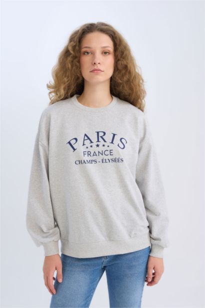 Relax Fıt Sweatshirt Kumaşı Sweatshirt