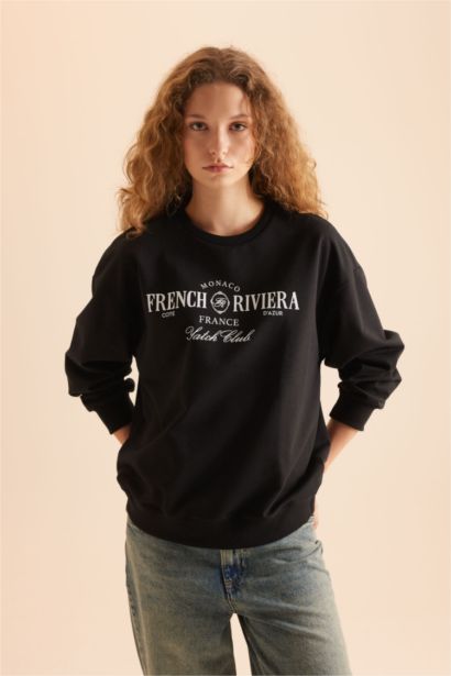 Relax Fıt Sweatshirt Kumaşı Sweatshirt