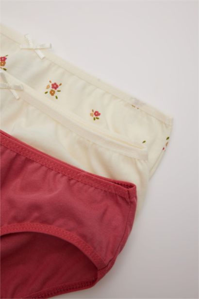 كيلوت سليب بنات مطبوع من 3 قطع