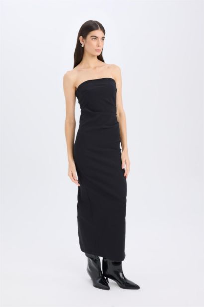 Bodycon Strapless Maxi Dress