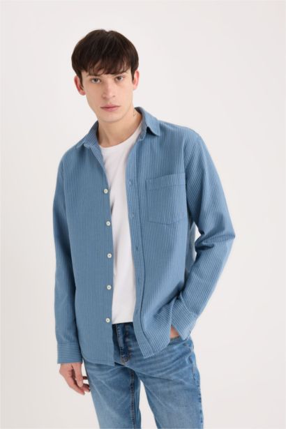 Regular Fit Cotton Long Sleeve Shirt