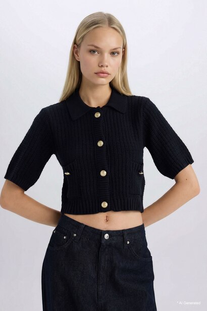 Crop Cardigan