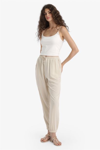 Normal Waist Ankle Length Jogger Pants