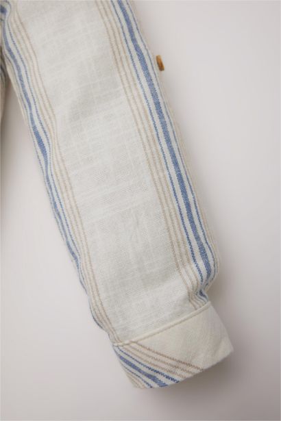 Baby Boy Striped Long Sleeve Shirt