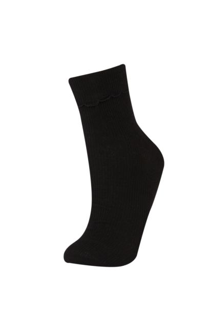 جوارب طويلة نسائي قطن - قطعتين