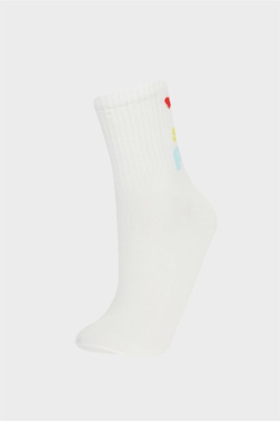 جوارب طويلة قطن نسائي - 3 قطع