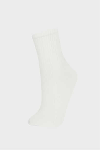 جوارب طويلة قطن نسائي - 3 قطع