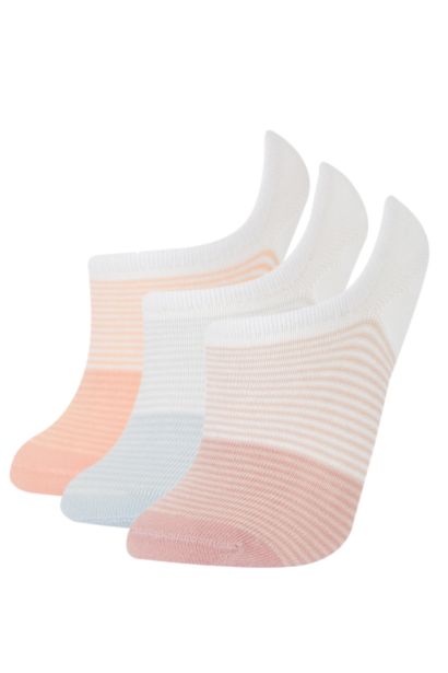 Woman 3 Piece Cotton Sneaker Socks