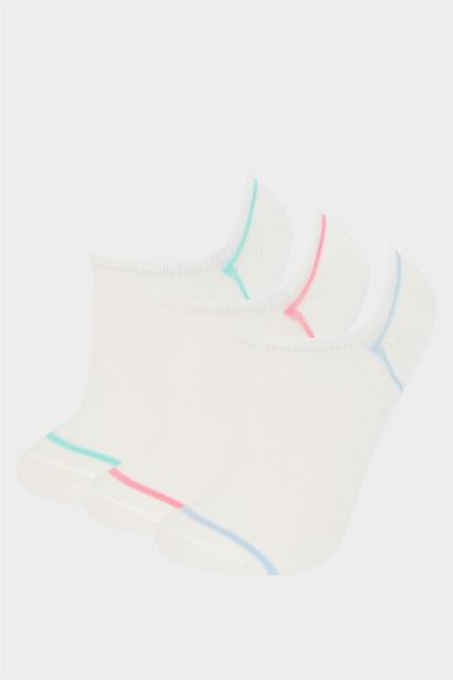 Lot de 3 paires de Chaussettes baskets en coton pour femme