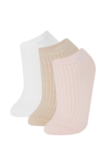 Женские бесшовные бамбуковые носки-следки набор из 3 шт