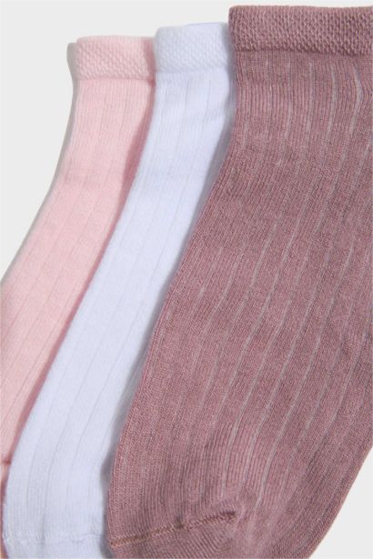 Kadın Dikişsiz 3'lü Bambu Patik Çorap