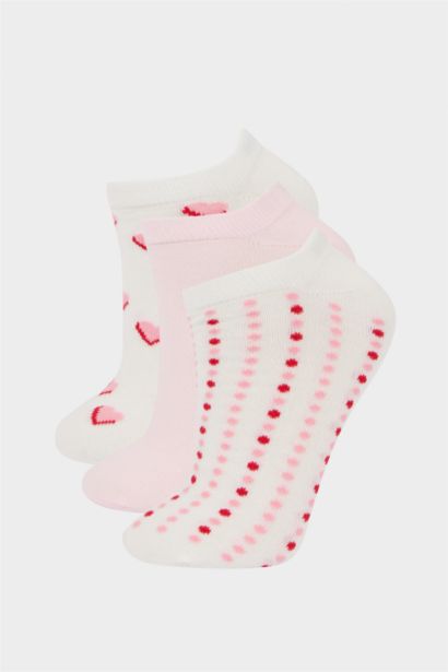 جوارب قصيرة قطن من 3 قطع