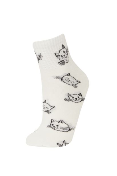 Женские носки из хлопка, 3 пары