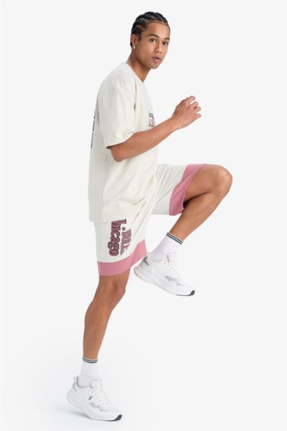 DeFactoFit NBA Chicago Bulls Standard Fit Shorts