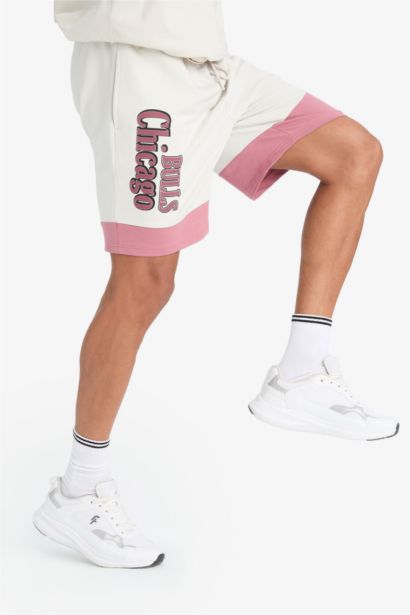 DeFactoFit NBA Chicago Bulls Standard Fit Shorts