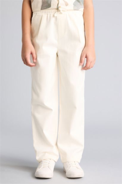 Carrot Fit Havuç Kesim Standart Paça Gabardin Pantolon Erkek Çocuk