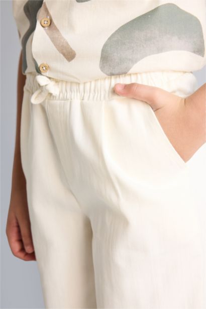 Carrot Fit Havuç Kesim Standart Paça Gabardin Pantolon Erkek Çocuk