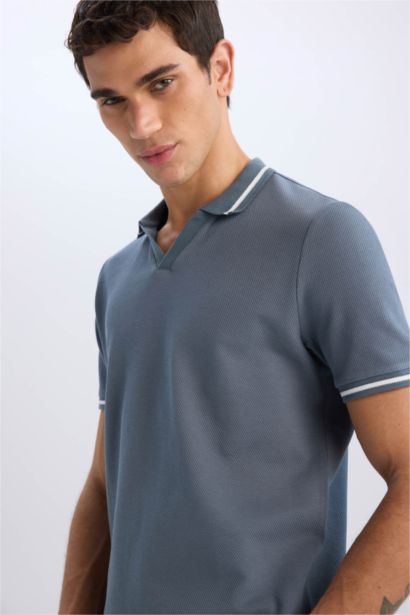 T-shirt Polo à manches courtes Coupe régulière