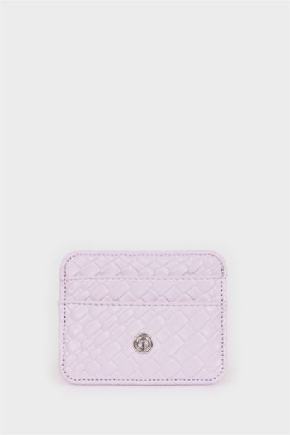 محفظة بطاقات نسائي جلد صناعي