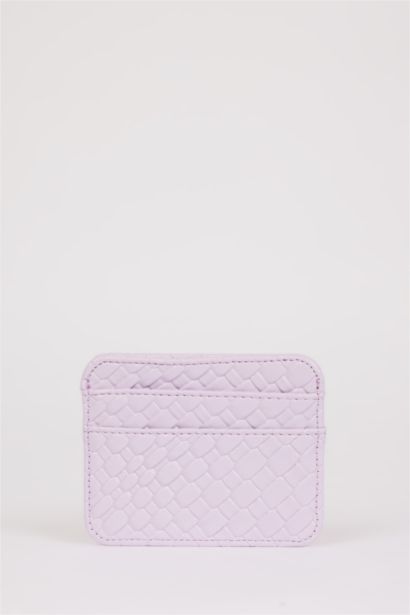 محفظة بطاقات نسائي جلد صناعي