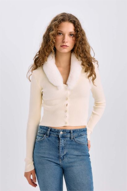 Slım Fıt Triko Hırka