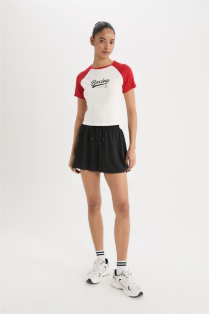 Slim Fit Ribana Short Sleeve T-Shirt