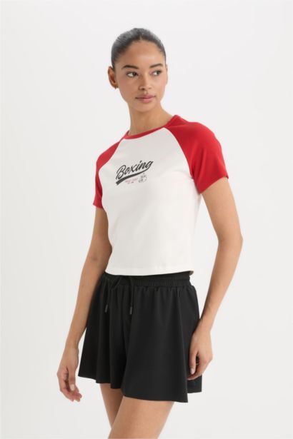 Slim Fit Ribana Short Sleeve T-Shirt